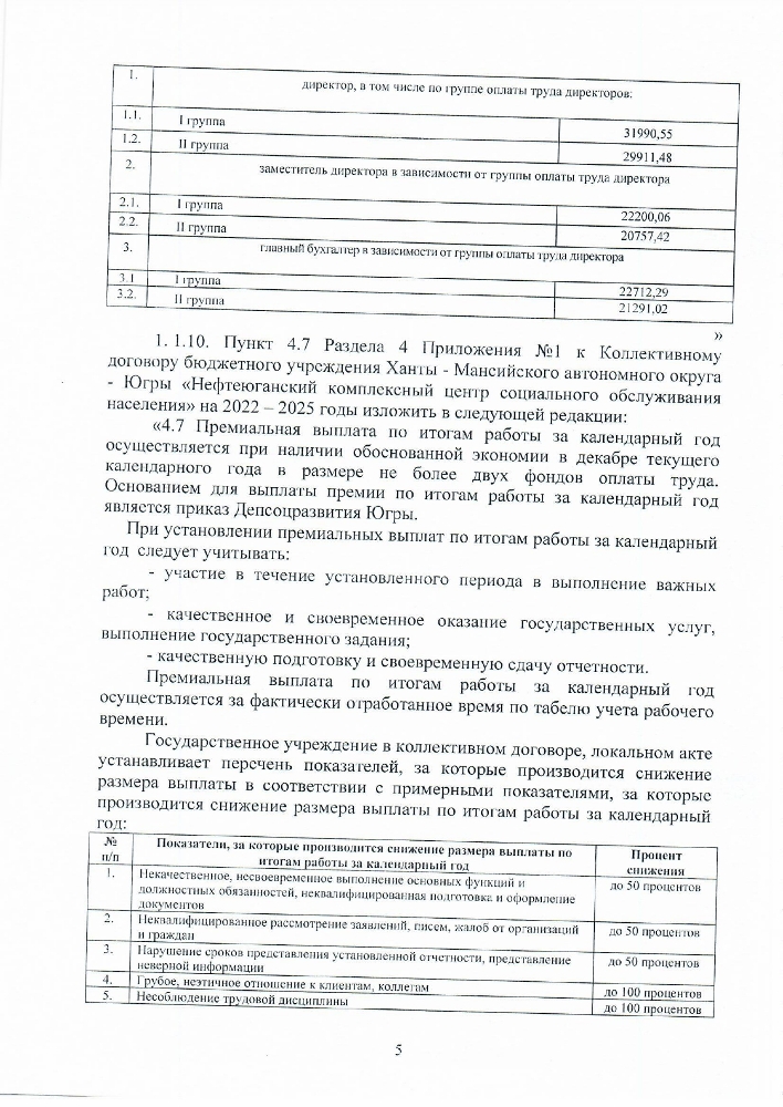 Дополнительное соглашение к Коллективному договору от 13.11.2023 №3